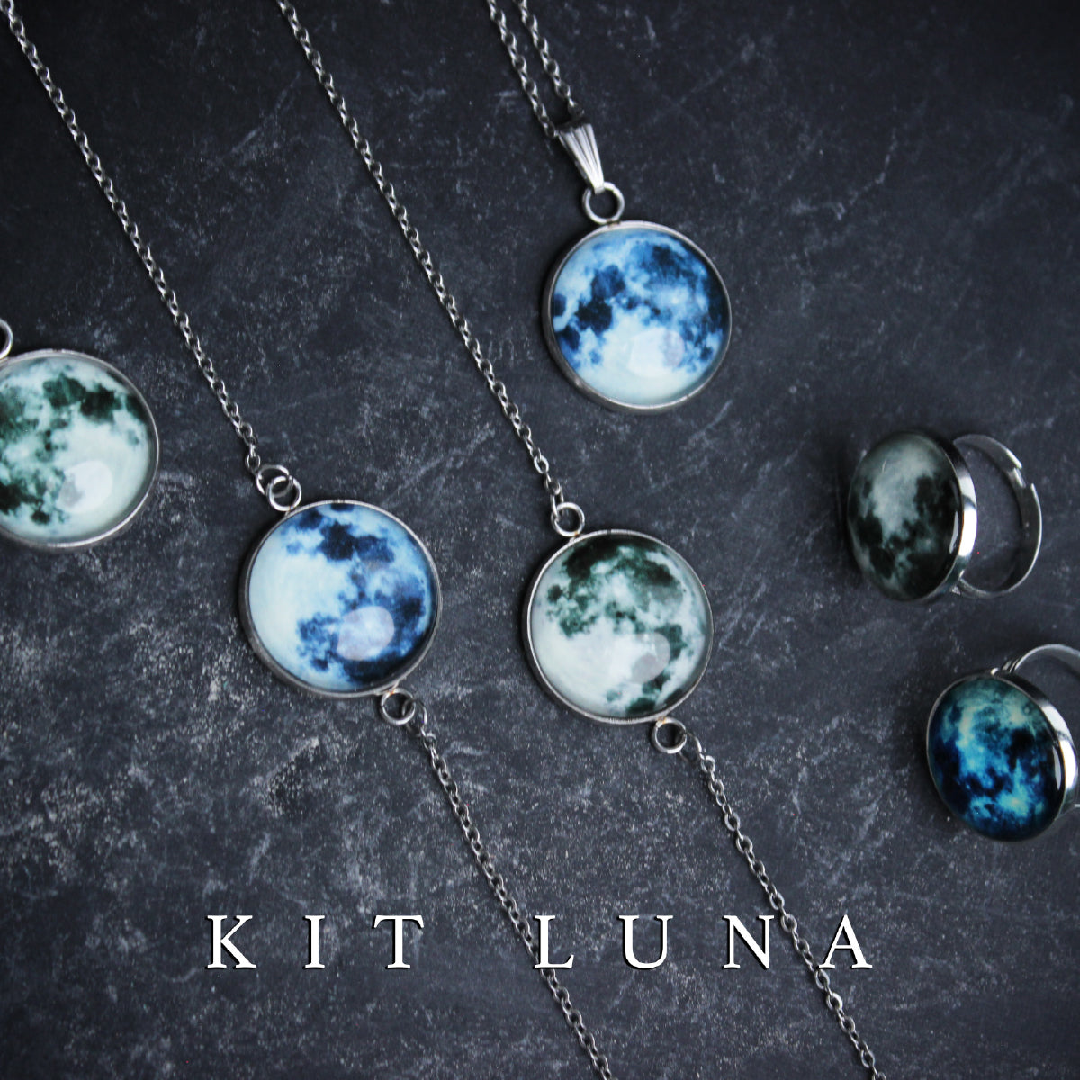 Lunara® (Set de 3) - Collar, Anillo y Manilla